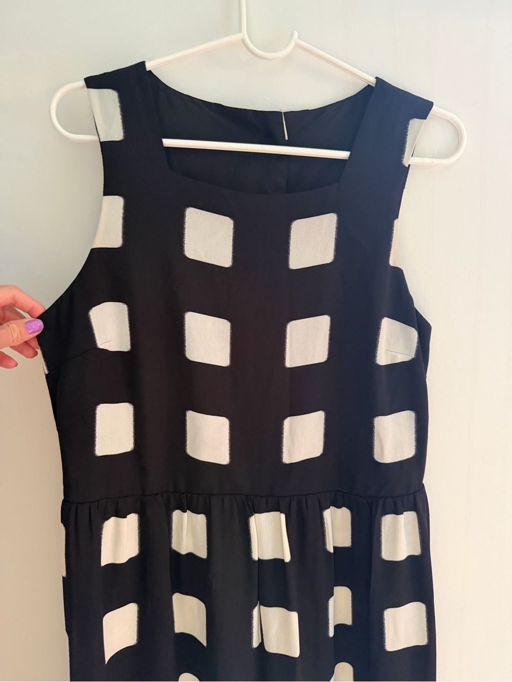 ASOS Black and White Patterned Jumpsuit